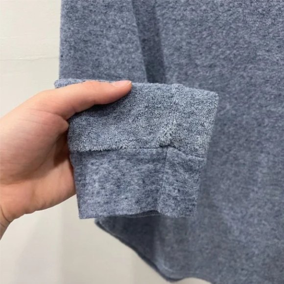 Marine Layer Relaxed Fit Somers Sweatshirt Blue Denim Nep Medium - Picture 6 of 7
